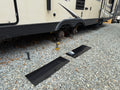 Intercept Composite Titan Shield panels being readied for installation in RV wheel well