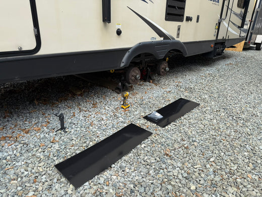 Titan Shield being installed on RV